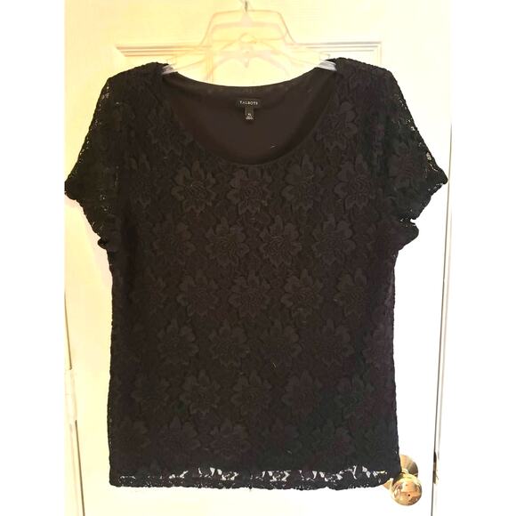 Talbots Tops - TALBOTS Lacy Shirt SZ Xl EUC